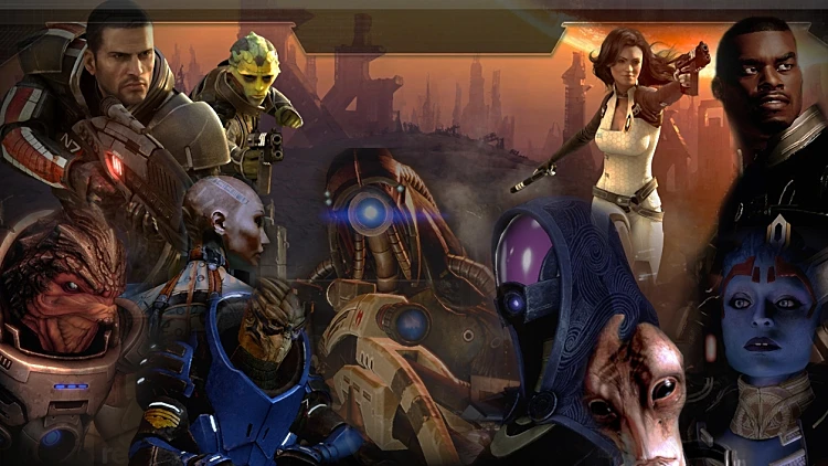 רקע לשולחן העבודה של Mass Effect 2