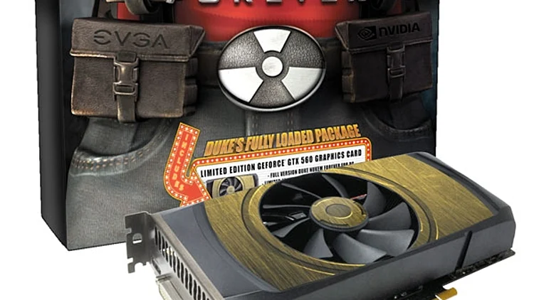 יחצ של GeForce GTX 560 עם Duke Nukem forever