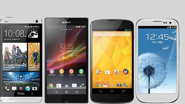 גלקסי S4, נקסוס 4, אקספריה Z ו-HTC One