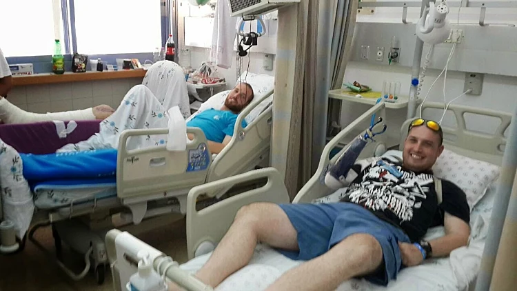 בן ורותם שפיצר, בני אותה משפחה שנפצעו במבצעי צה"ל ברצועה