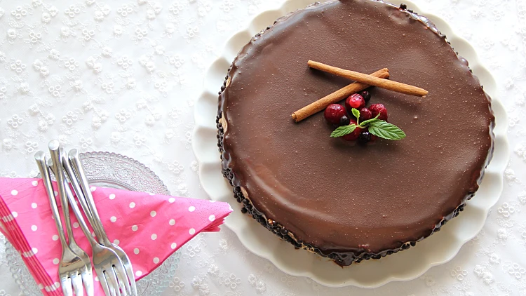 עוגת שקדים ושוקולד ללא גלוטן