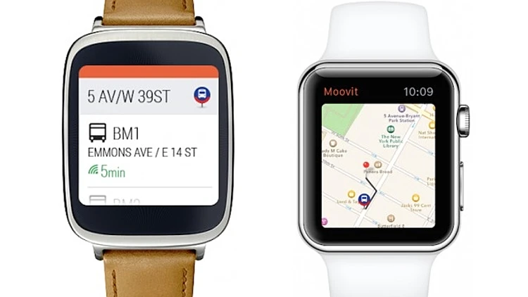 אפליקציית Moovit בדרך לשעוני Android Wear ו-Apple Watch