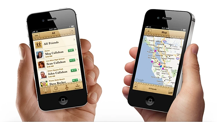 אפליקציית Find my Friends לאייפון עם iOS5