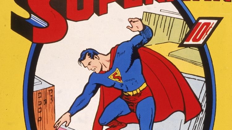 גליון קומיקס ישן של סופרמן