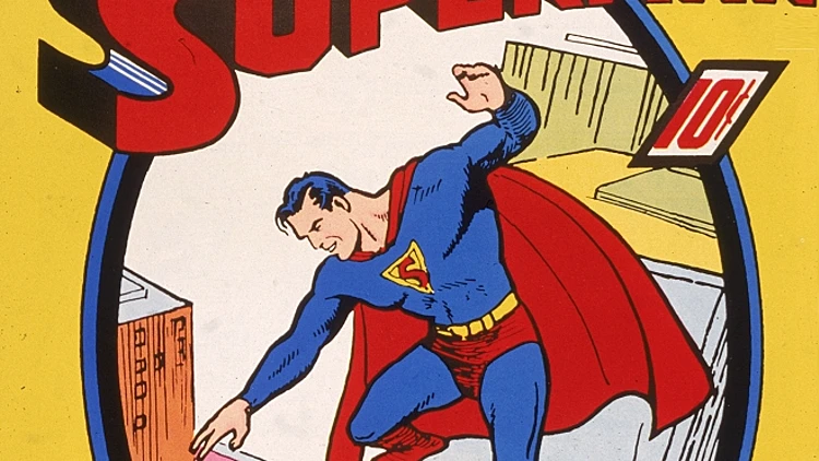 גליון קומיקס ישן של סופרמן
