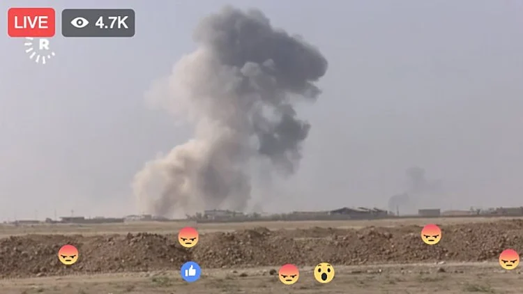 כשהמלחמה עוברת לפיד שלכם: הקרב על מוסול מועבר בשידור חי בפייסבוק