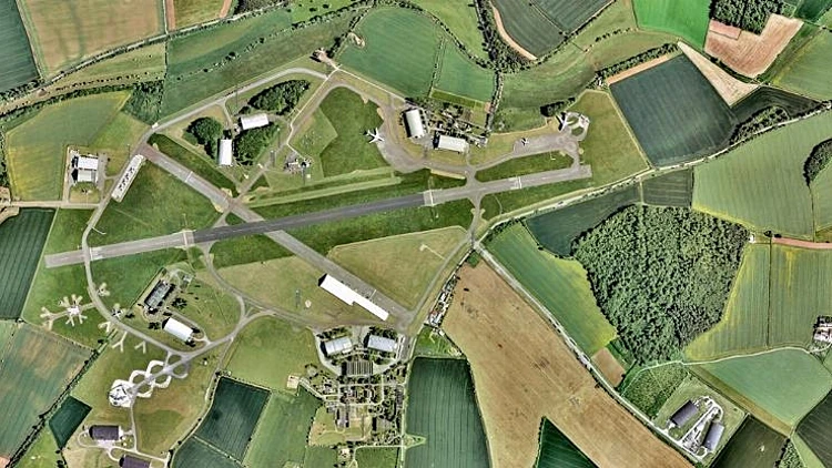 Cotswold airport, Cirencester, United Kingdom,
