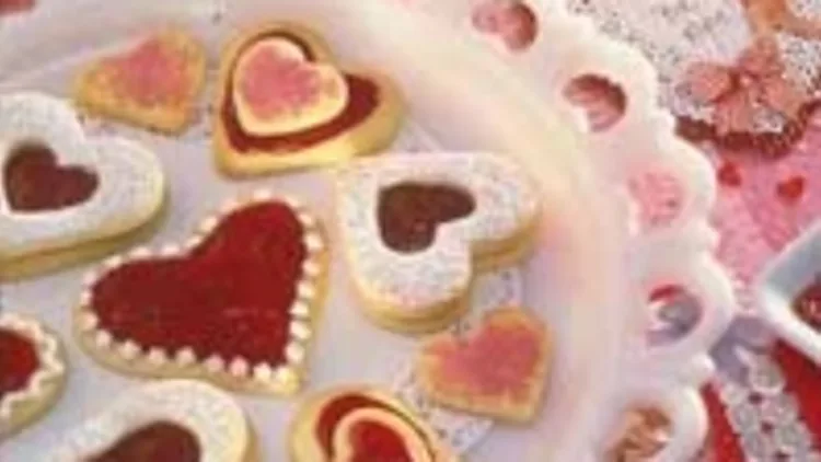עוגיות בצורת לבבות