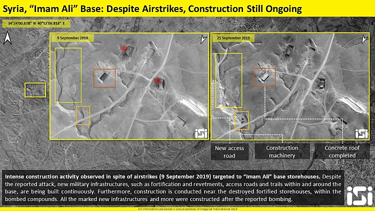 תמונות ISI, איראן בונה מתקן צבאי שהושמד