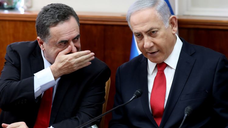 ראש הממשלה בנימין נתניהו ושר האוצר ישראל כ"ץ