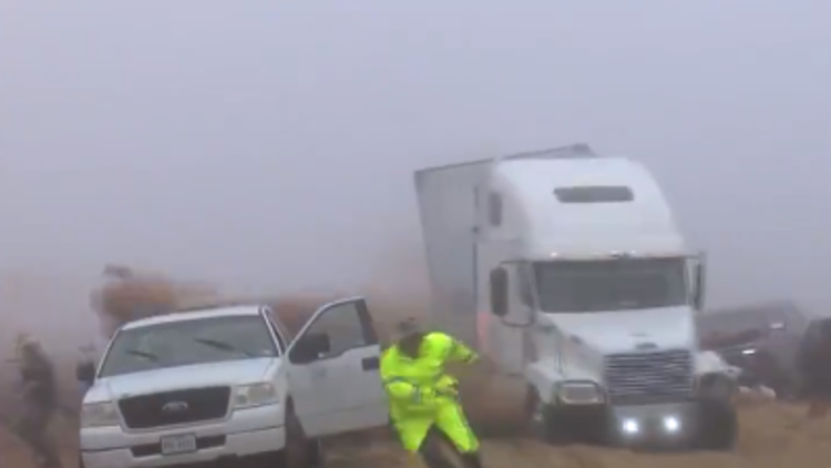 התהפכות משאית בטקסס, ארה"ב