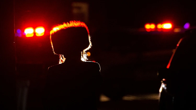 זירת הפיגוע במונסי, ניו יורק, שם נדקרו חמישה בני אדם במהלך חגיגות החנוכה