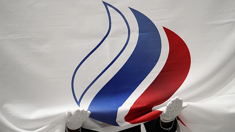 דגל נבחרת הוועד האולימפי הרוסי
