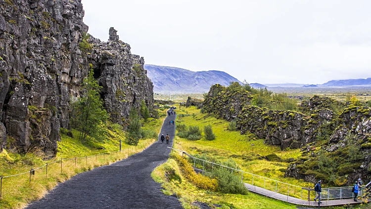 Thingvellir, An Important Historic And Geological Area Of Iceland