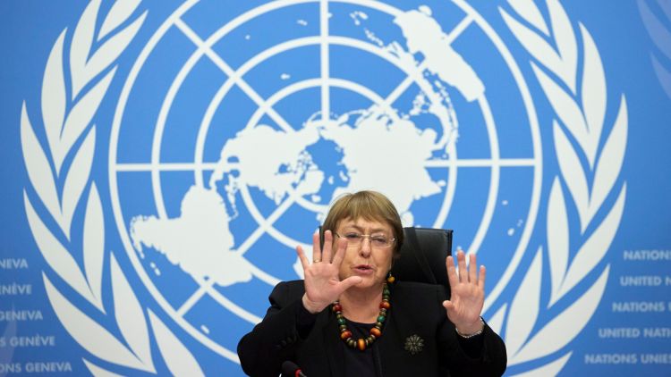 File Photo: U.n. High Commissioner For Human Rights Bachelet Attends A News Conference In Geneva