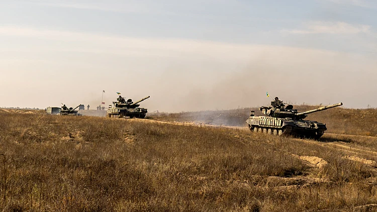 טנקים של חיל השיריון האוקראיני