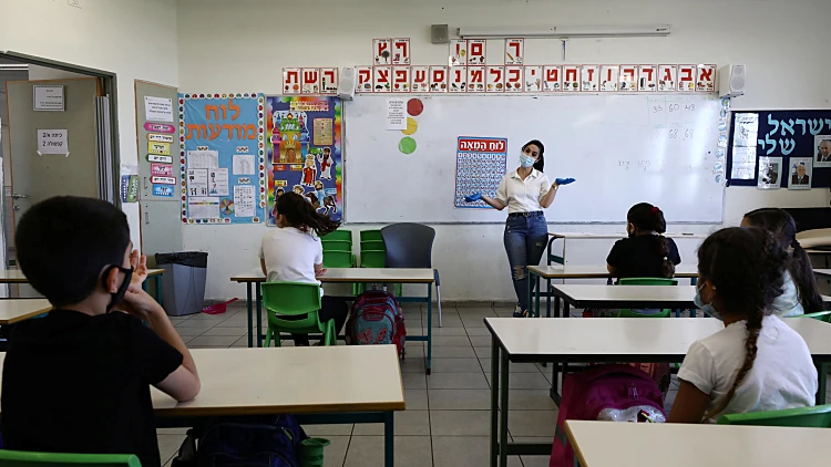 Elementary School Reopens Following The Ease Of Restrictions Preventing The Spread Of The Coronavirus Disease, In The Settlement Of Maale Adumim In West Bank?