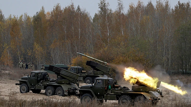 אימון צבאי של הכוחות המזוינים של אוקראינה