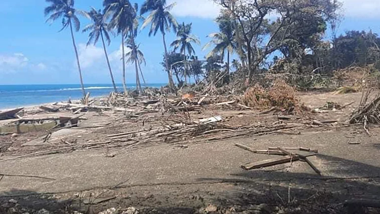 ההרס באיי טונגה