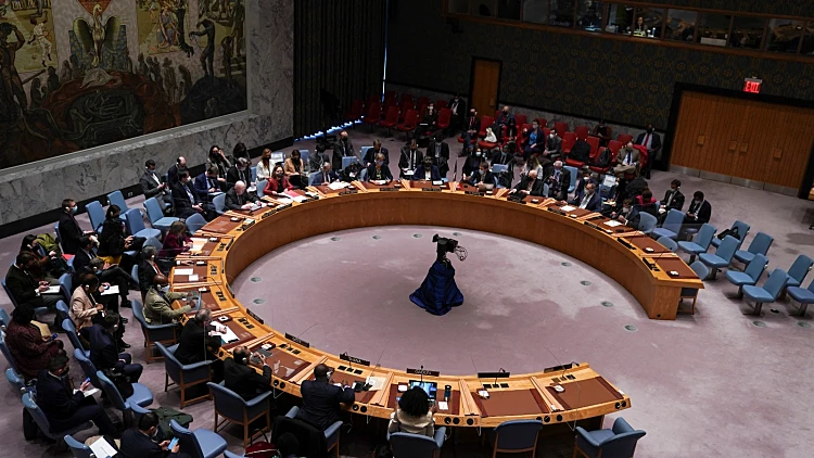 מועצת הביטחון של האו"ם בהצבעה על הגינוי לרוסיה