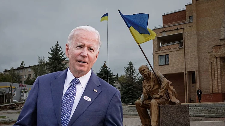 הנשיא ביידן על רקע המלחמה באוקראינה
