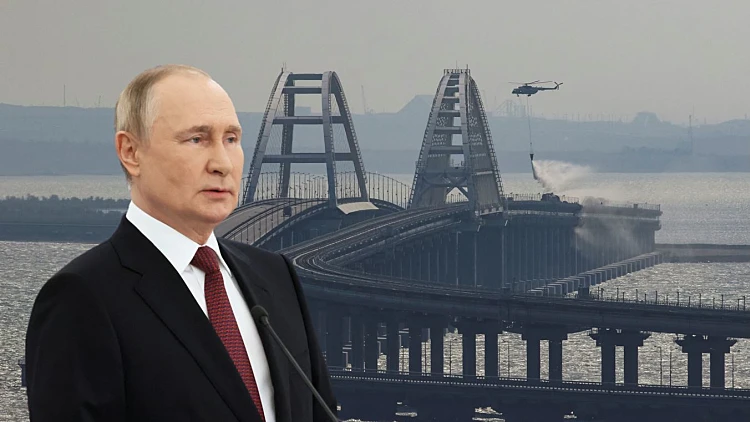 הרוסים מחפשים אשמים ובאוקראינה שמחים: על הפיצוץ בגשר קרים