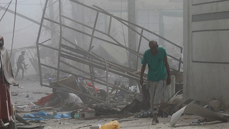 זירת הפיצוצים במגדישו, סומליה