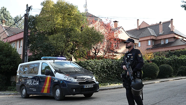 הגעת החבילה החשודה לשגרירות אוקראינה במדריד