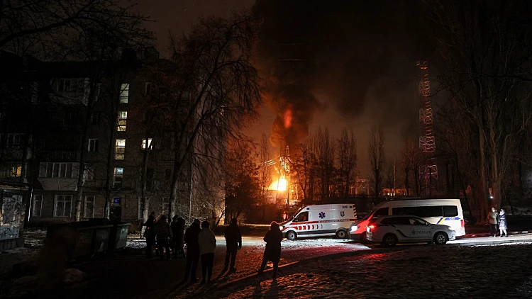 תקיפת מל"טים איראנים בקייב, אוקראינה