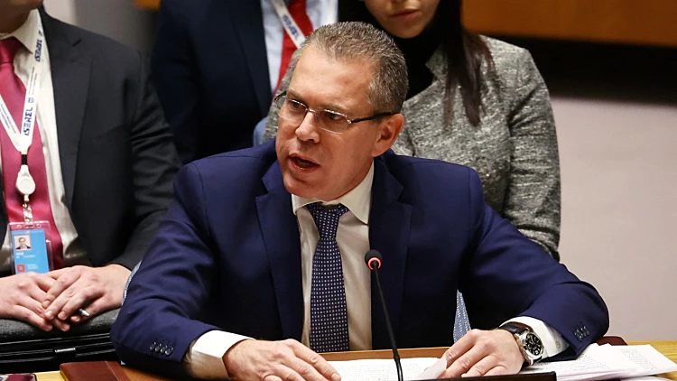 שגריר ישראל באו"ם גלעד ארדן בדיון מועצת הביטחון על הר הבית