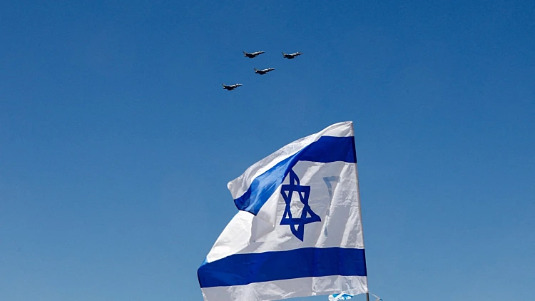 דגל ישראל, מטס חיל האוויר, יום העצמאות