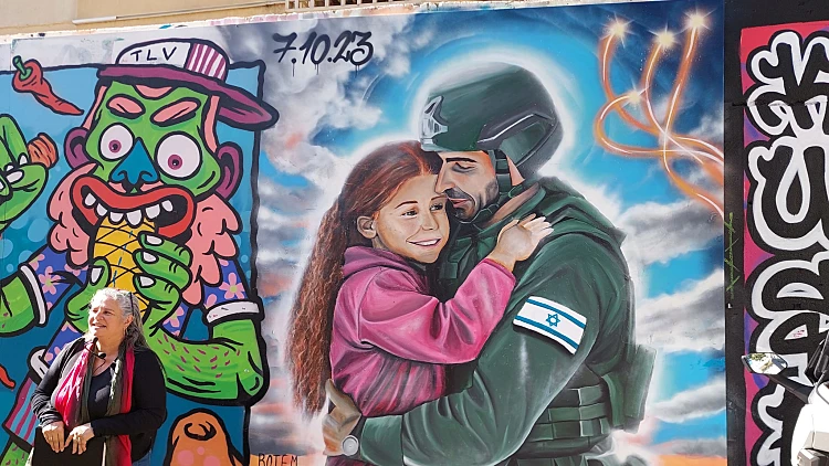 סיור אמנות רחוב בעקבות מלחמה ותקווה