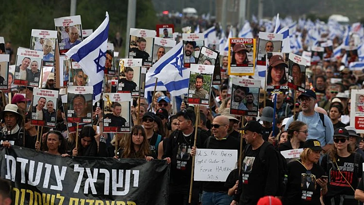 כ-15 אלף בעצרת למען החטופים בירושלים: "להחזיר את כולם"