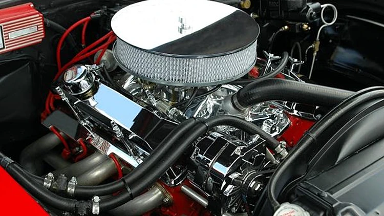Resized Car Engine Motor Clean