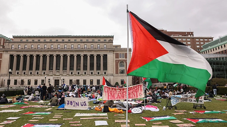 המחאה באוניברסיטאות בארה"ב: מרצה ישראלי לא הורשה להיכנס לקמפוס