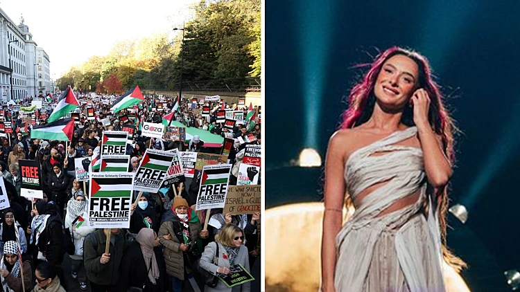 איגוד השידור האירופי הודיע: תיאסר הכנסת דגלי פלסטין לאולם האירוויזיון