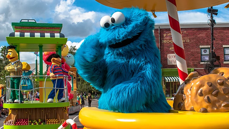 Orlando,,florida.,november,06,,2019.,cookie,monster,in,sesame,street