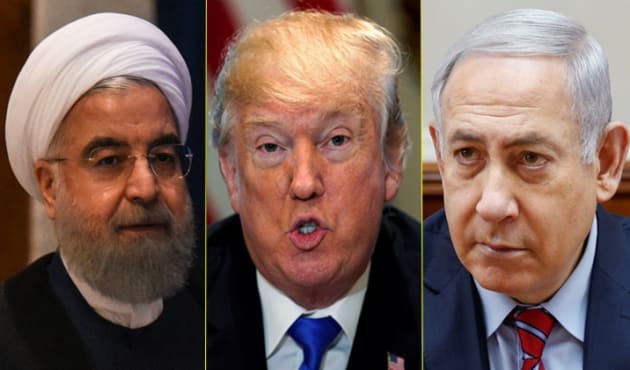 Trump, Netanyahu et Rohani