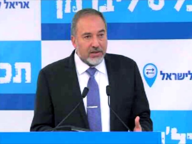 ליברמן מציג את קמפיין הבחירות של ישראל ביתנו