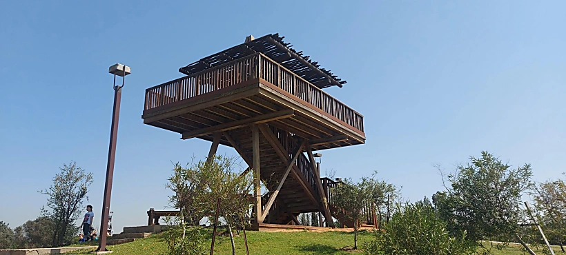 מגדל התצפית בפארק צבי הנחל