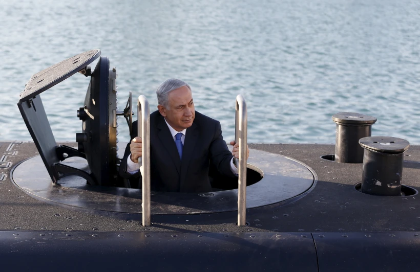 ראש הממשלה נתניהו נכנס לצוללת