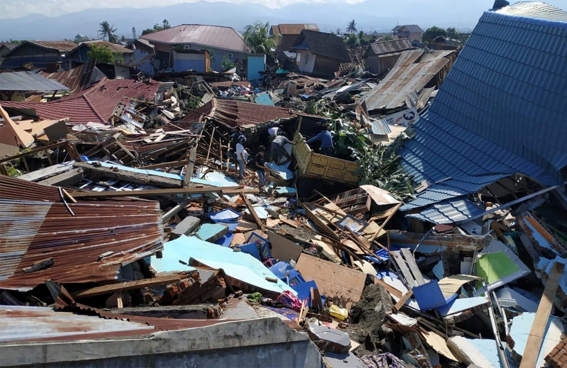  ההרס הרב שנגרם כתוצאה מהצונאמי באינדונזיה
