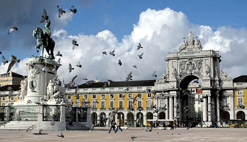כיכר מרכזית בליסבון, פורטוגל