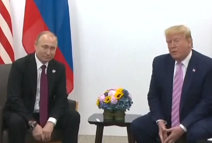 הנשיא טראמפ והנשיא פוטין בוועידת G-20