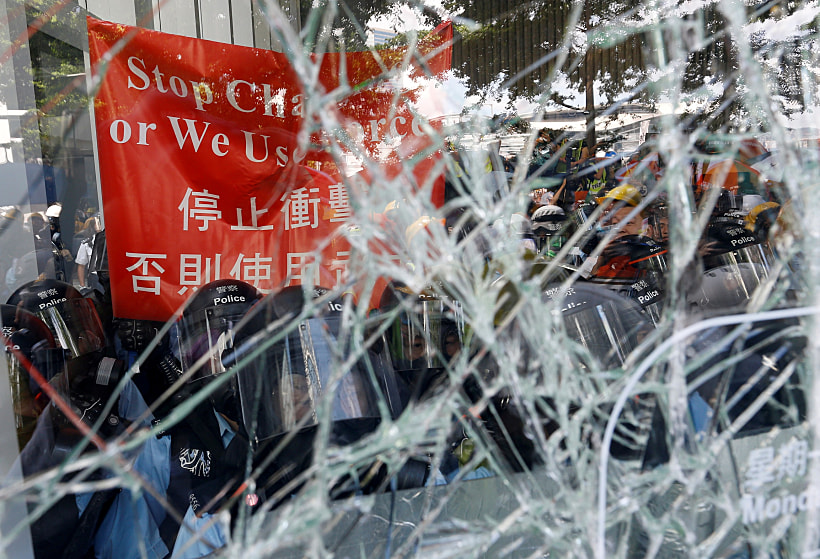 הפגנה בהונג קונג בעקבות הצעת חוק ההסגרה לסין