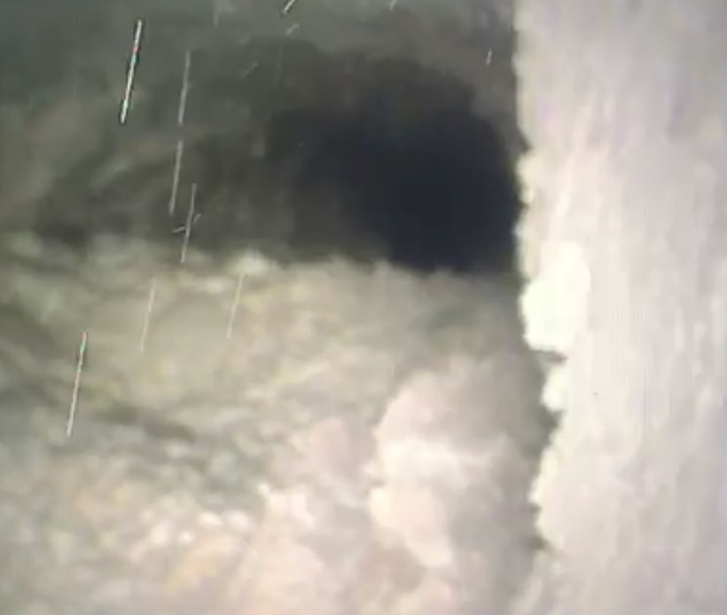 תוואי המנהרה שאותרה בגבול רצועת עזה במהלך עבודות לבניית המכשול התת-קרקעי