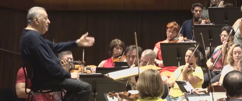 זובין מהטה, המנהל האומנותי של התזמורת הפילהרמונית הישראלית