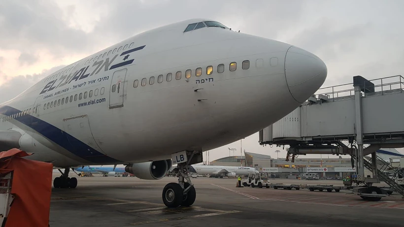 מטוס בואינג 747-400 בטיסתו האחרונה