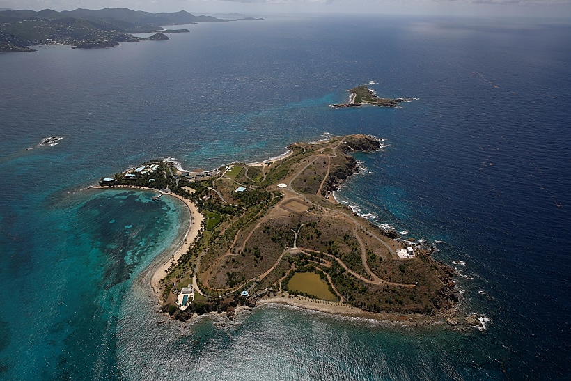 האי הפרטי של ג'פרי אפסטין בקאריביים