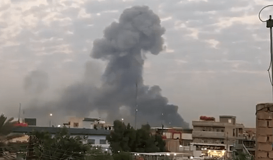 פיצוץ במחסן נשק בבגדד